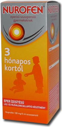 Nurofen eperízű 20 mg/ml belsőleges szuszpenzió gyerekeknek 200 ml