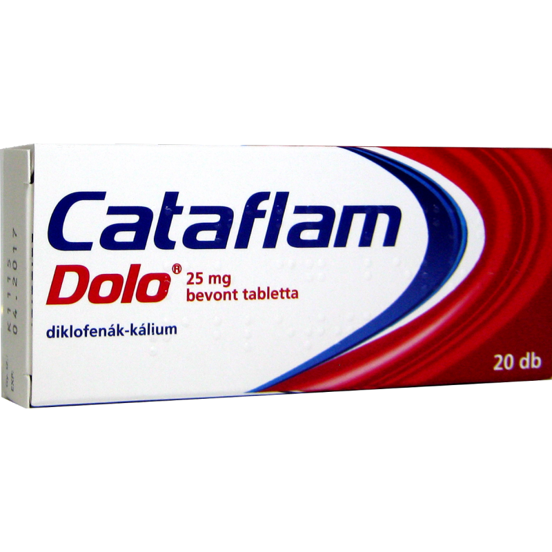 Cataflam Dolo 25 mg bevont tabletta 20 db