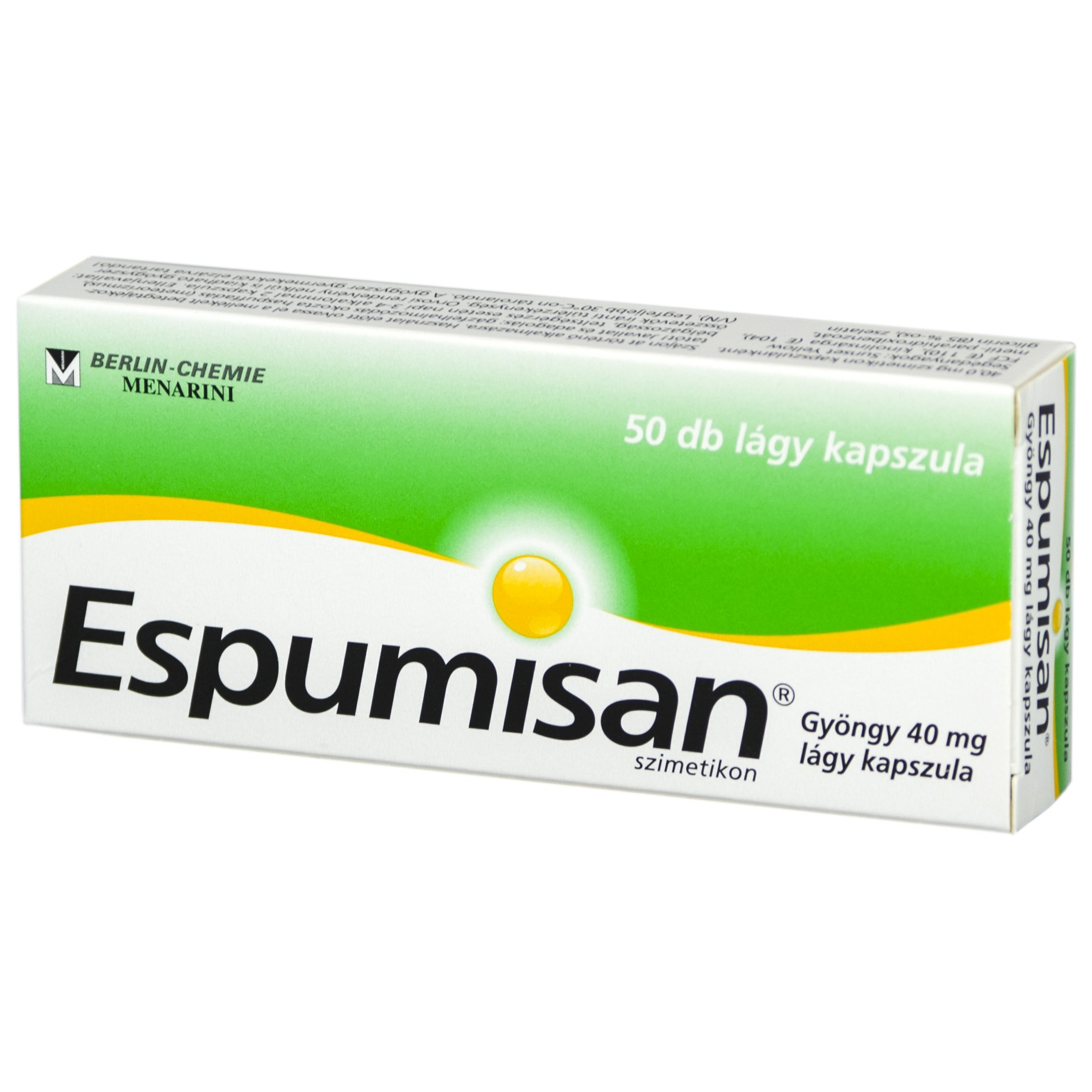 Espumisan Gyöngy 40 mg lágykapszula 50 db