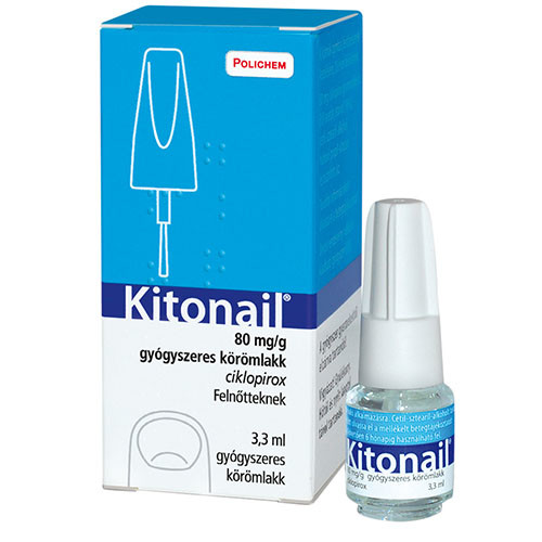Kitonail 80 mg/g gyógyszeres körömlakk 3,3 ml