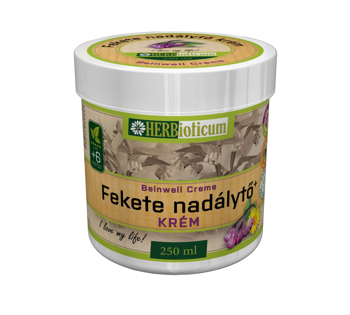 HERBioticum Fekete nadálytő krém 250 ml