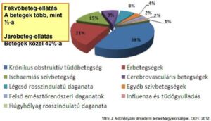Dohányzás miatt kezelt betegek aránya diagnózis csoportok szerint (2010)